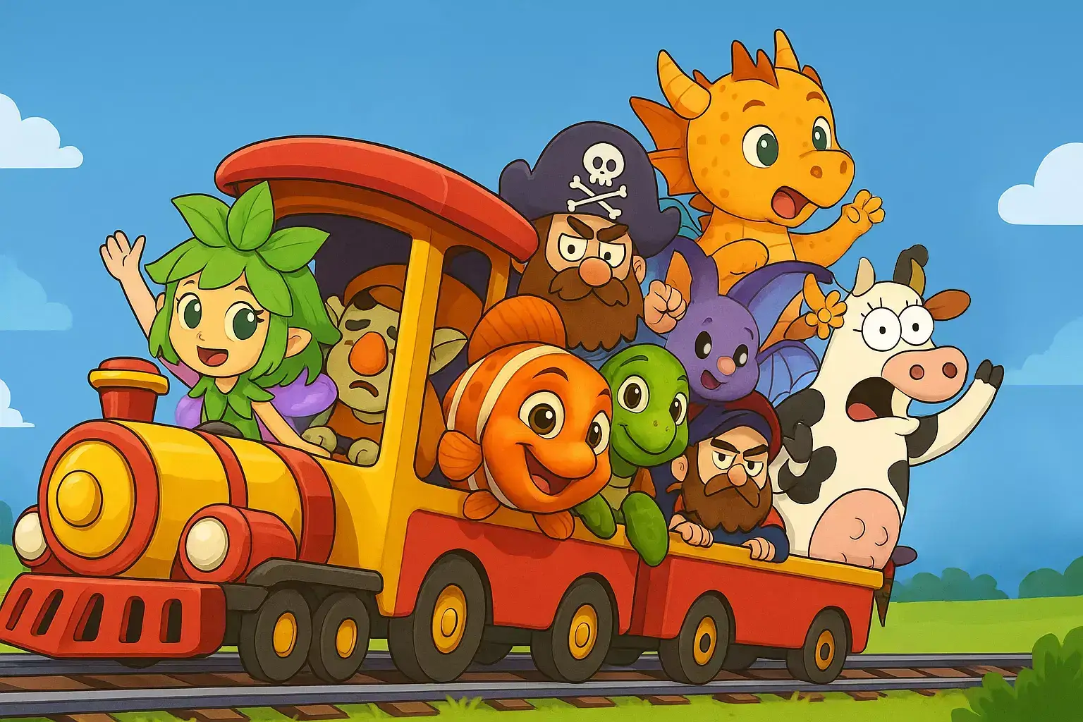 Laffari team designing animated stories